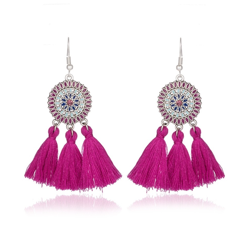 Boho tassel earrings